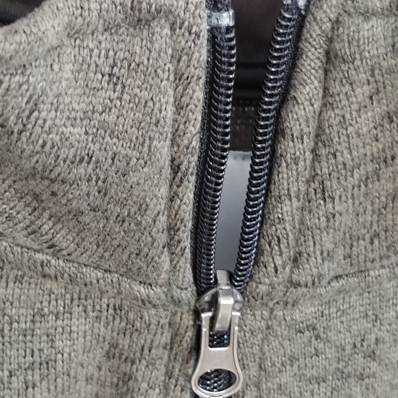 Sonoma full zip high neck plus size sweater FRF - Picture 3 of 8